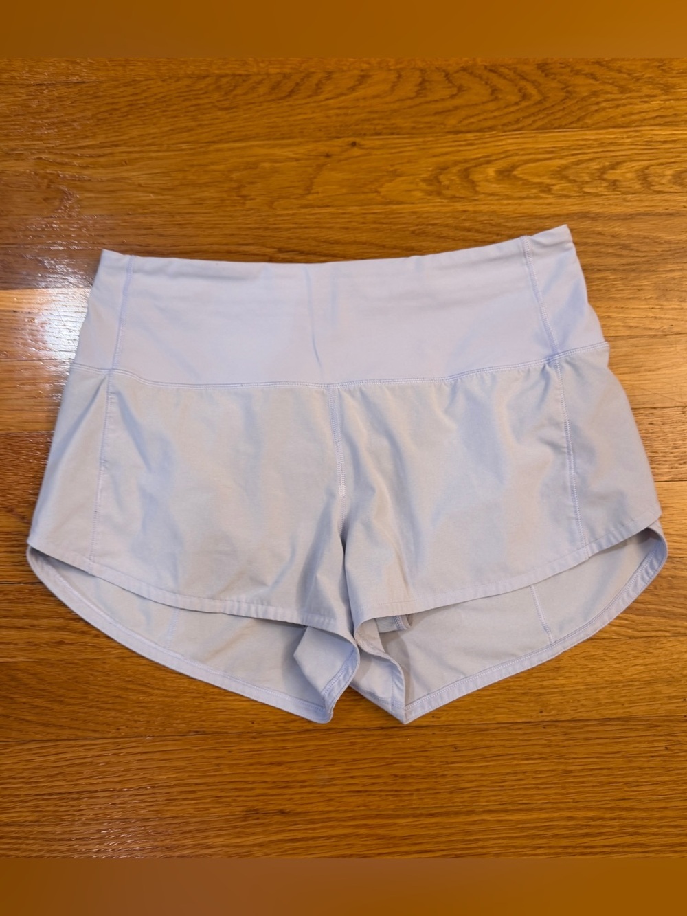Lululemon Speed Up High-Rise Lined Short 2.5" Pastel Blue (light purple) -Size 6
